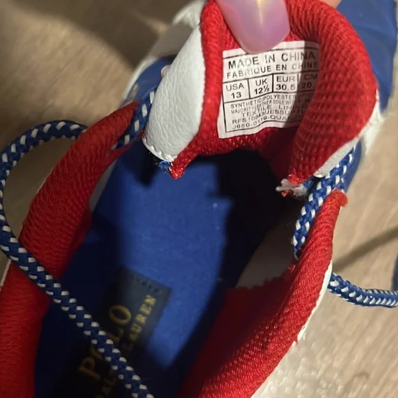 Polo Ralph Lauren Boys Size 13 sneakers - Picture 10 of 10